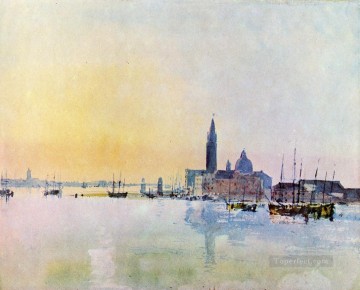ジョセフ・マロード・ウィリアム・ターナー Painting - ヴェネツィア・サン・ギルジョ 『ドガーナ・サンライズ・ロマンティック・ターナー』より